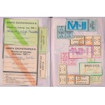 Albumik Kartek Zaopatrzeniowych PRL (ok. 119szt)