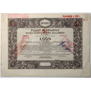 BGK, List zastawny 1.000 zł 1931