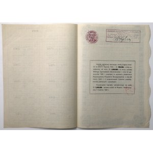 Spółka Akc. Gnaszyńskiej Manufaktury, Em.1, 50x 150 zł 1932