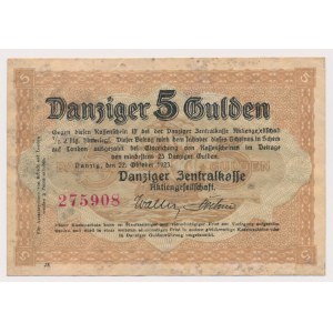 Gdańsk 5 guldenów 1923