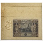 Nieukończone 20 złotych 1936 - na awersie brak druku głównego i numeracji