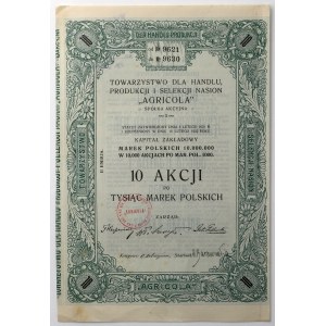 AGRICOLA Tow. Produkcji i Selekcji Nasion, 10x 1.000 mkp