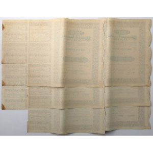 Warszawskie Tow. Fabryk Cukru, Em.3, 100 zł 1937 (6szt)