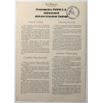 PWPW, Arkusz znaczków - Pracownicy PWPW S.A. odznaczeni Krzyżem Orderu Odrodzenie Polski i Krzyżem Zasługi