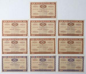 PKO, Bonus Savings Voucher 500 and 1,000 zloty 1971 (10pc).
