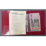 Zestaw banknotów na z NADRUKAMI, różnego rodzaju kopii, facsimile itp.