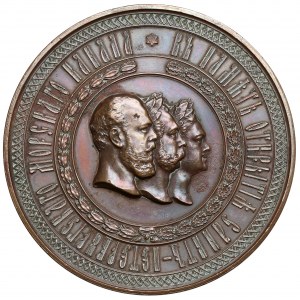 Rosja, Aleksander III, Medal Kanału w Petersburgu 1885
