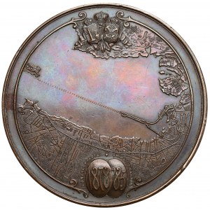 Rosja, Aleksander III, Medal Kanału w Petersburgu 1885