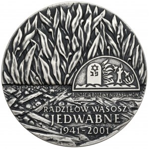 Medal SREBRO Radziłów Wąsosz Jedwabne - Pamięci Żydów 2001