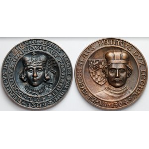 Medale, Sekcja Numizmatyczna PTAiN - Wrocław 1985-1986 - zestaw (2szt)