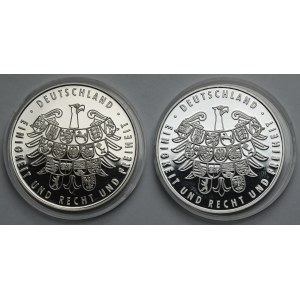 Niemcy, Medale 2006 - Fifa Fussball - Weltmeisterschaft - zestaw (2szt)