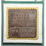 Medal Odsłonięcie Pomnika Juliusza Słowackiego, Wrocław 1984
