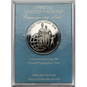 Wielka Brytania, Medal 1974 - World Population Year