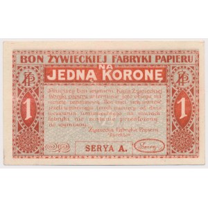 Żywiec, Fabryka Papieru, 1 korona (1919)