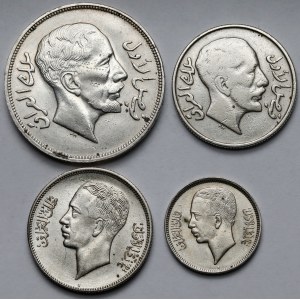 Irak, Monety srebrne - zestaw (4szt)