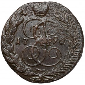 Rosja, Katarzyna II, 5 kopiejek 1796 AM, Anninsky