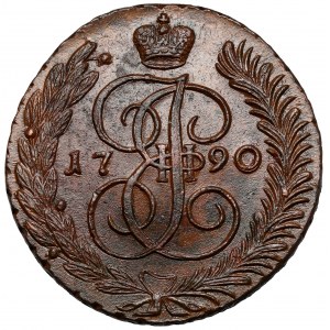 Rosja, Katarzyna II, 5 kopiejek 1790 AM, Anninsky
