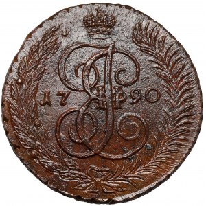 Rosja, Katarzyna II, 5 kopiejek 1790 AM, Anninsky