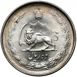 Iran, Mohammad Rezā Pahlavī, 10 rials 1944