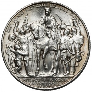 Prusy, 3 marki 1913-A, Berlin - Bitwa Narodów