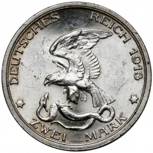 Prusy, 3 marki 1913-A, Berlin - Bitwa Narodów