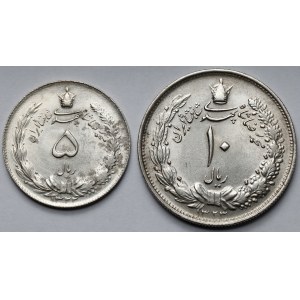 Iran, 5-10 rials - zestaw (2szt)