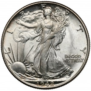 USA, 1/2 dolara 1942, Philadelphia