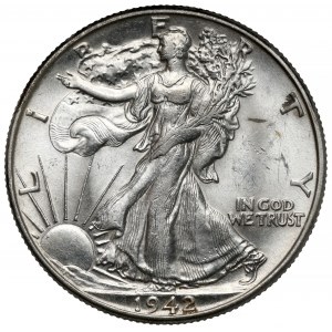 USA, 1/2 dolara 1942, Philadelphia