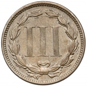 USA, 3 centy 1874, Philadelphia