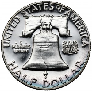 USA, 1/2 dolara 1962, Philadelphia - lustrzane