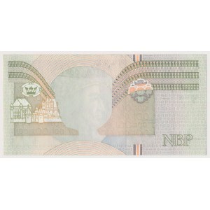 100 zł 1994 - DESTRUKT - brak druku głównego na rewersie