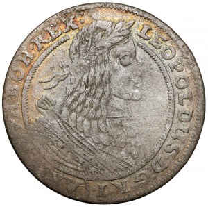 Silésie, Léopold Ier, 15 krajcars 1661 GH, Wrocław