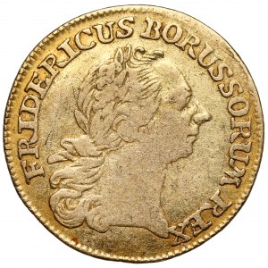 Silesia, Frederick II the Great, 1/2 friedrichs d'Or 1769-B, Wrocław
