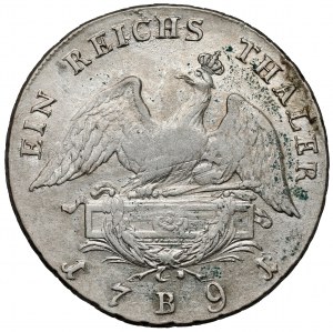 Silésie, Friedrich Wilhelm II, Thaler 1791-B Wrocław