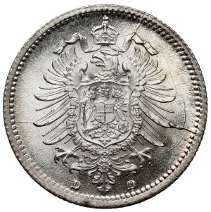 Prussia, 20 fenig 1876-D, München