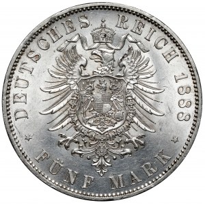 Prusy, Fryderyk III, 5 marek 1888-A, Berlin