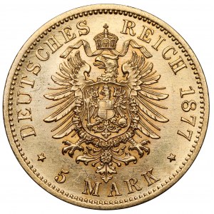 Prusy, 5 marek 1877-A, Berlin