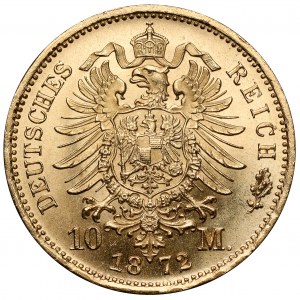 Prussia, 10 marks 1872-A, Berlin