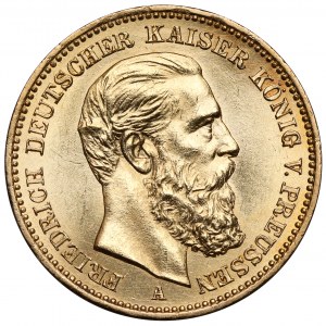 Prusse, Frédéric III, 20 marques 1888-A, Berlin