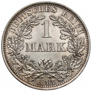Prusse, 1 marque 1887-A, Berlin