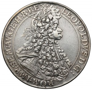 Silésie, Léopold Ier, Thaler 1695 MMW, Wrocław