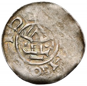 Mazovia, Mieclaw (1037-1047), Denarius with a shrine