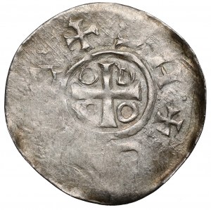 Mazovia, Mieclaw (1037-1047), Denarius with a shrine
