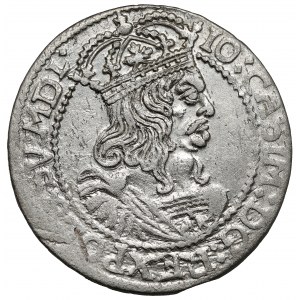 Jan II Kazimierz, Szóstak Kraków 1664 AT
