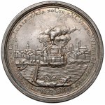 August III, Medal przyłączenie Torunia do Polski 1754 - z PUNCĄ