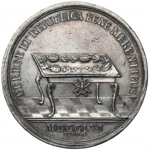 August III Sas, Medal BENE MERENTIBUS (Dobrze Zasłużonym) 1761 r.