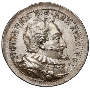 Szwecja / Polska, Zygmunt III Waza, Medal 1632 - wybity z okazji śmierci króla autorstwa C. Enhorninga