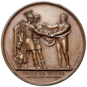 France, Napoleon I, Medal of the capture of Vilnius 1812