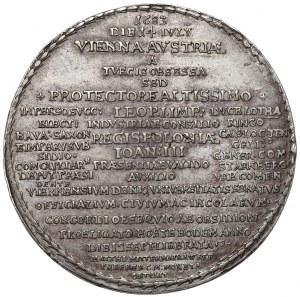 Autriche, Léopold Ier, Thaler métallique commémorant la bataille de Vienne 1683