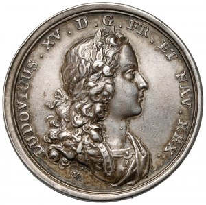 France, Louis XV, Médaille nuptiale à Marie Leszczynska 1725 (Vestner)